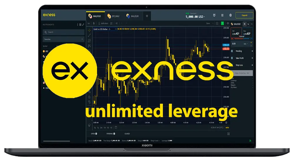 exness-unlimited-leverage-on-laptop